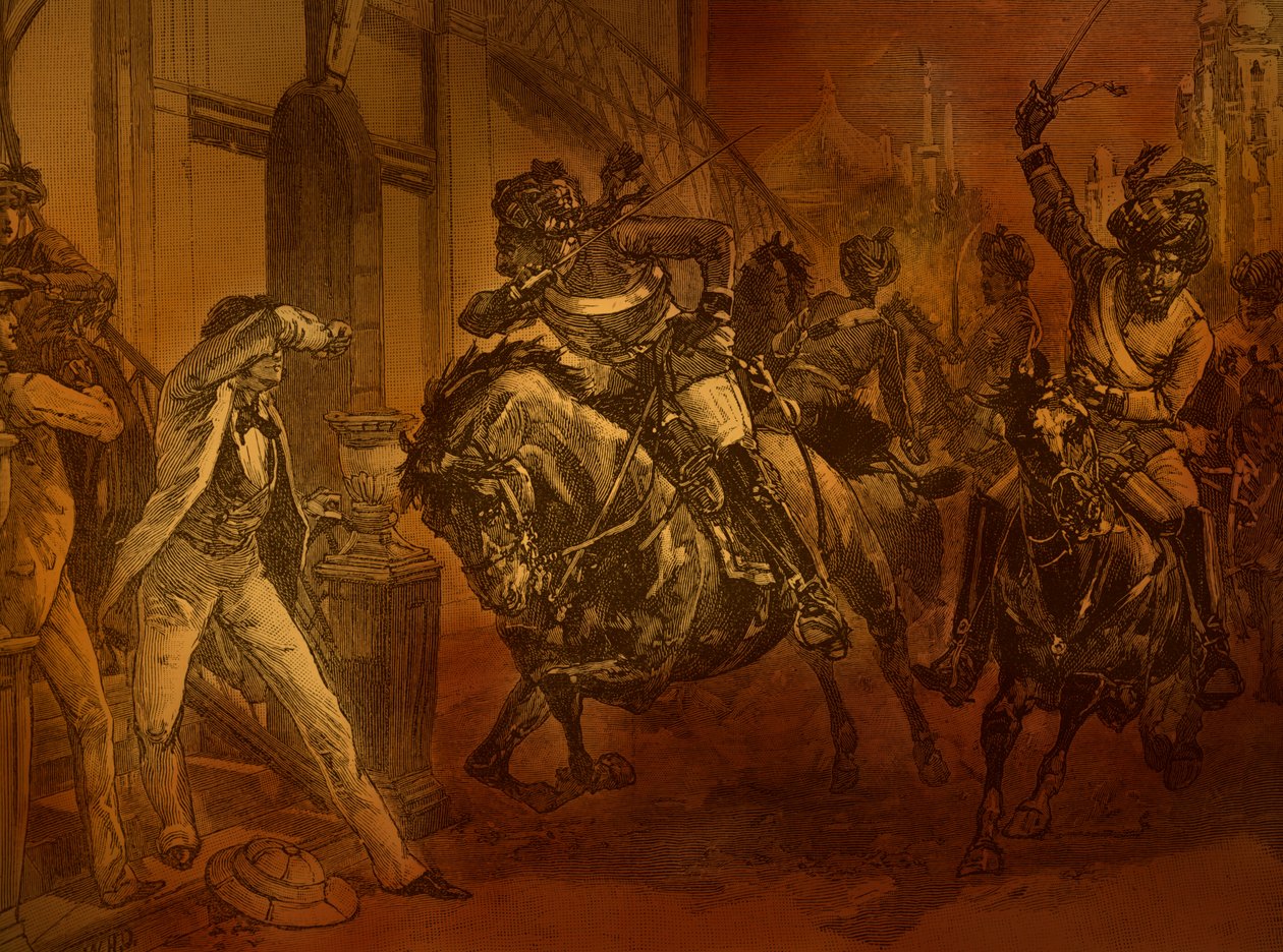 Indiase opstand van 1857, illustratie uit 