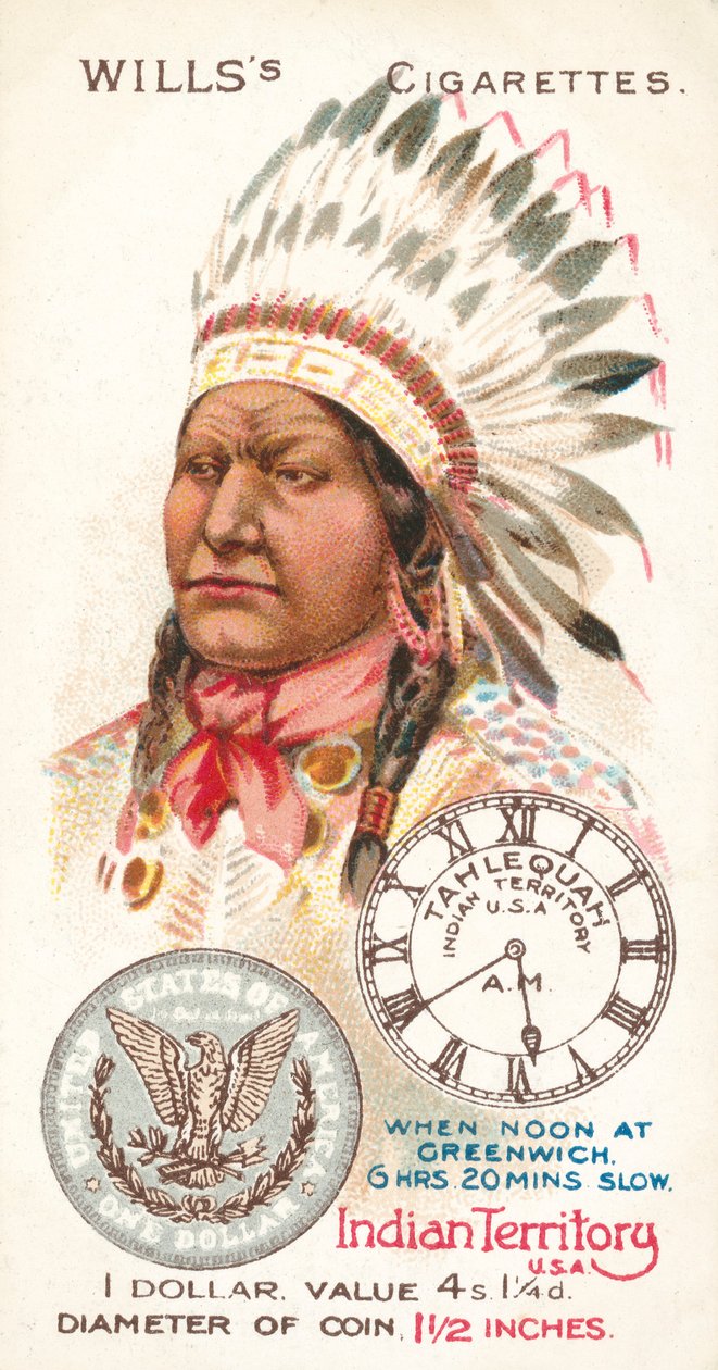 Indian Territory, VS, dollar (chromolitho) door English School