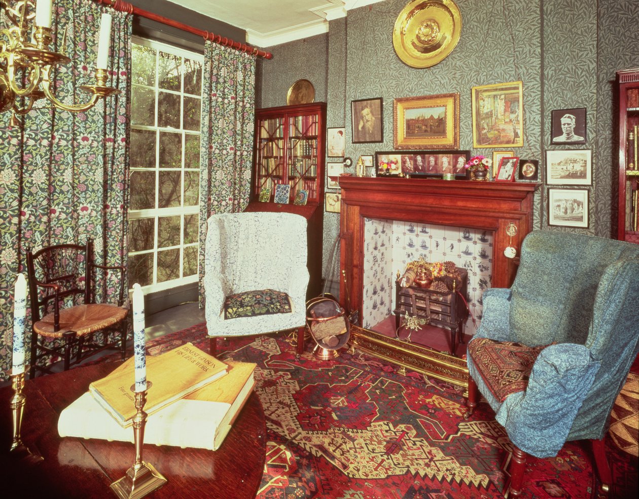 Interieur van No.8 Hammersmith Terrace, gebouwd ca. 1735 door English School
