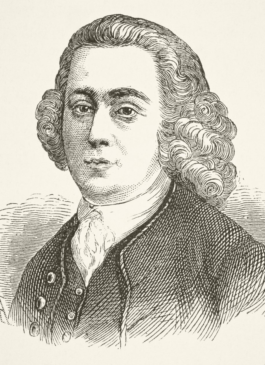 James Brindley, uit The National and Domestic History of England door William Hickman Smith Aubrey, gepubliceerd in Londen, ca. 1890 door English School