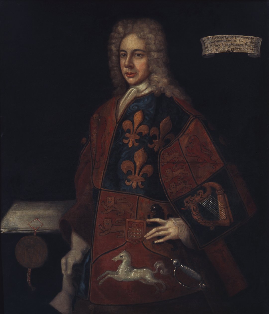 James Green, Pursuivant Bluemantle door English School