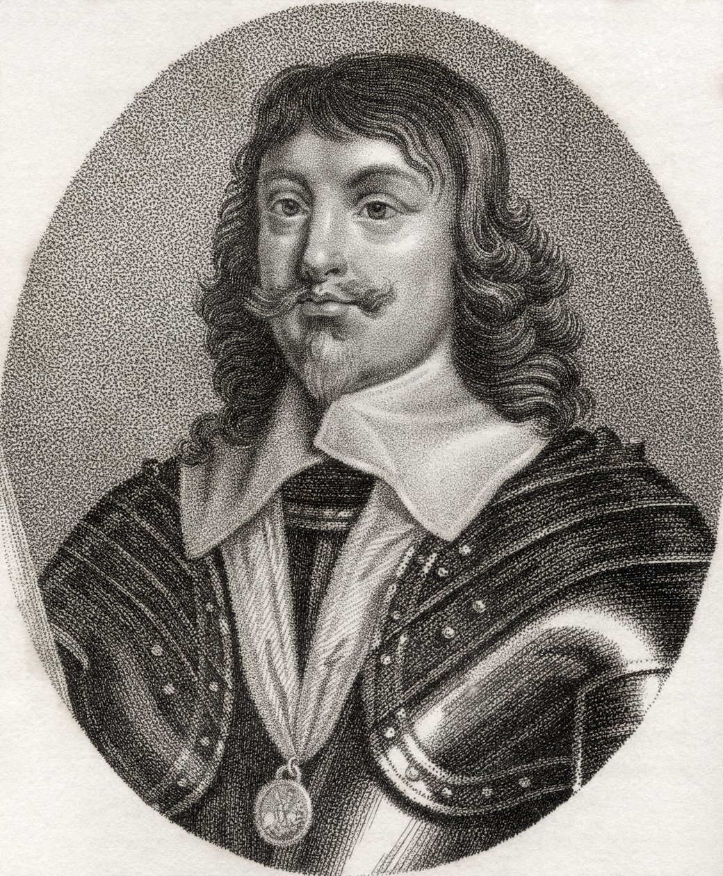 James Hamilton, gegraveerd door Geremia, illustratie uit 