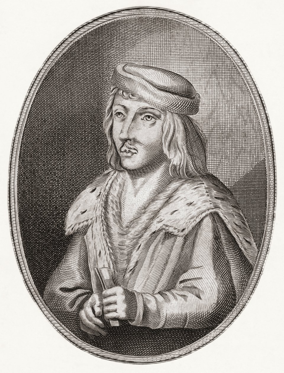 Jacobus II, Koning van Schotland door English School