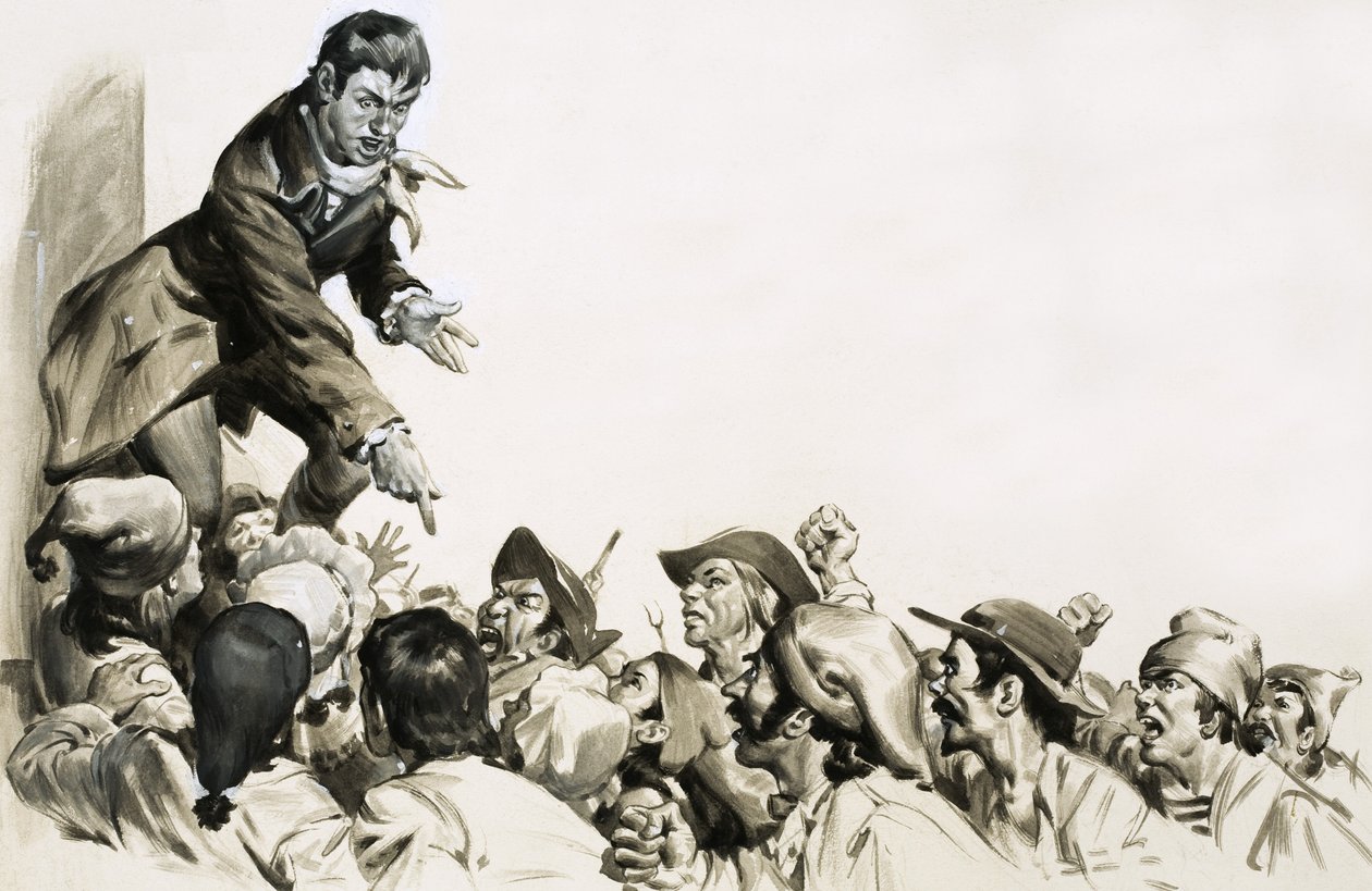 Jean Paul Marat wekte haat op in de harten van de Parijse menigte door English School