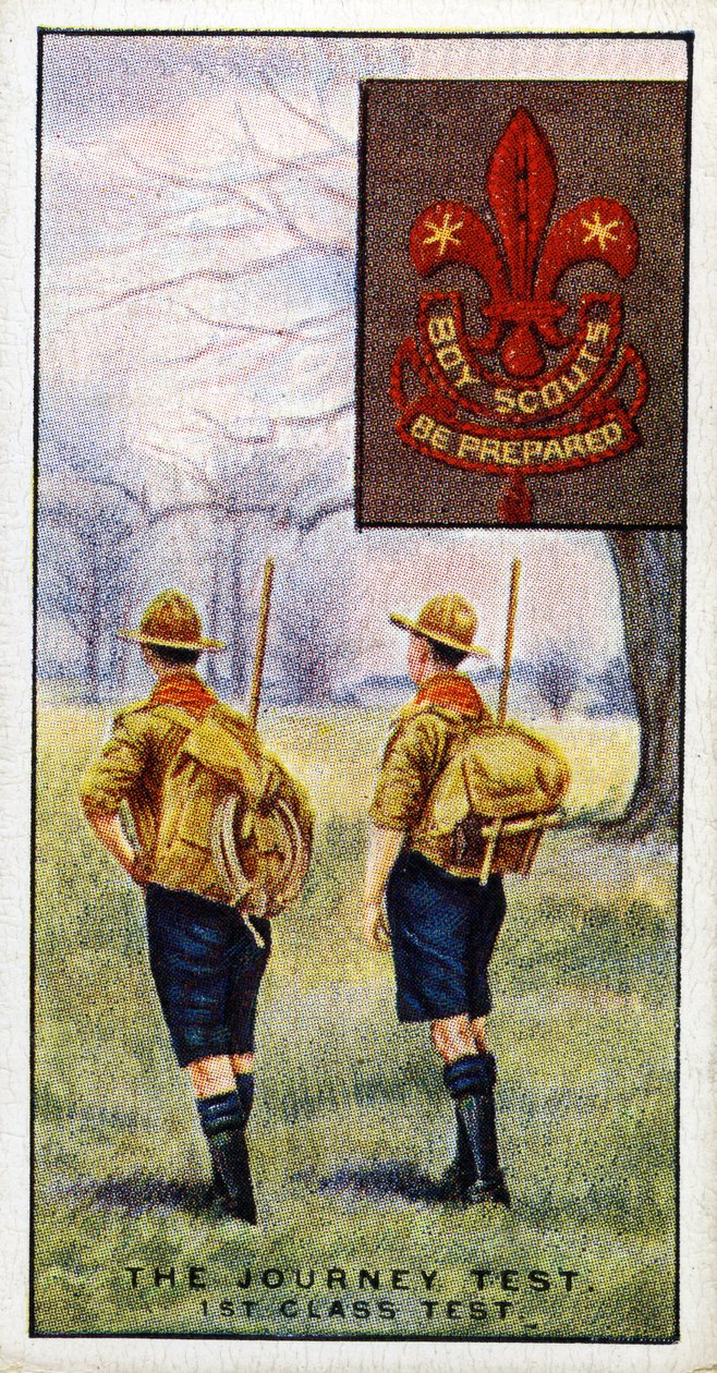 Reisproef voor de 1e Klasse Scouts Badge, 1929 door English School