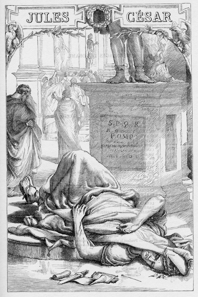 Julius Caesar - De tragedie van Julius Caesar - Illustratie in 