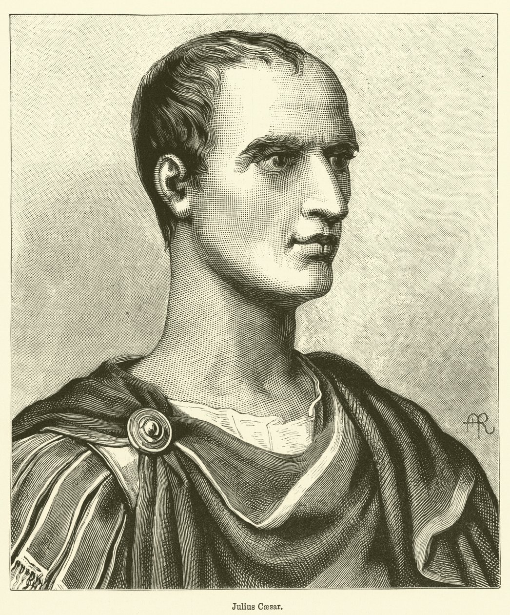 Julius Caesar (gravure) door English School