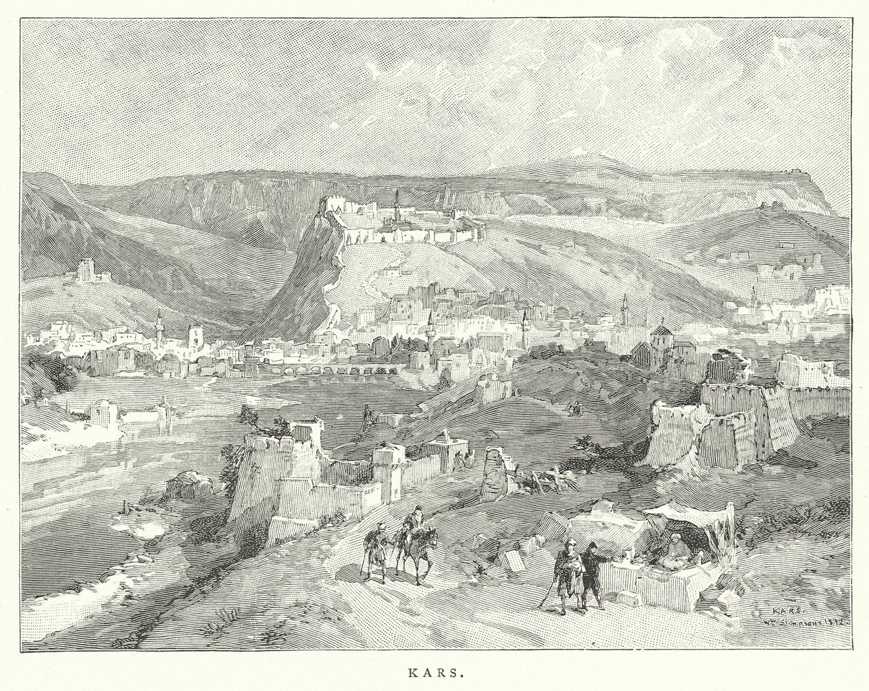 Kars (gravure) door English School