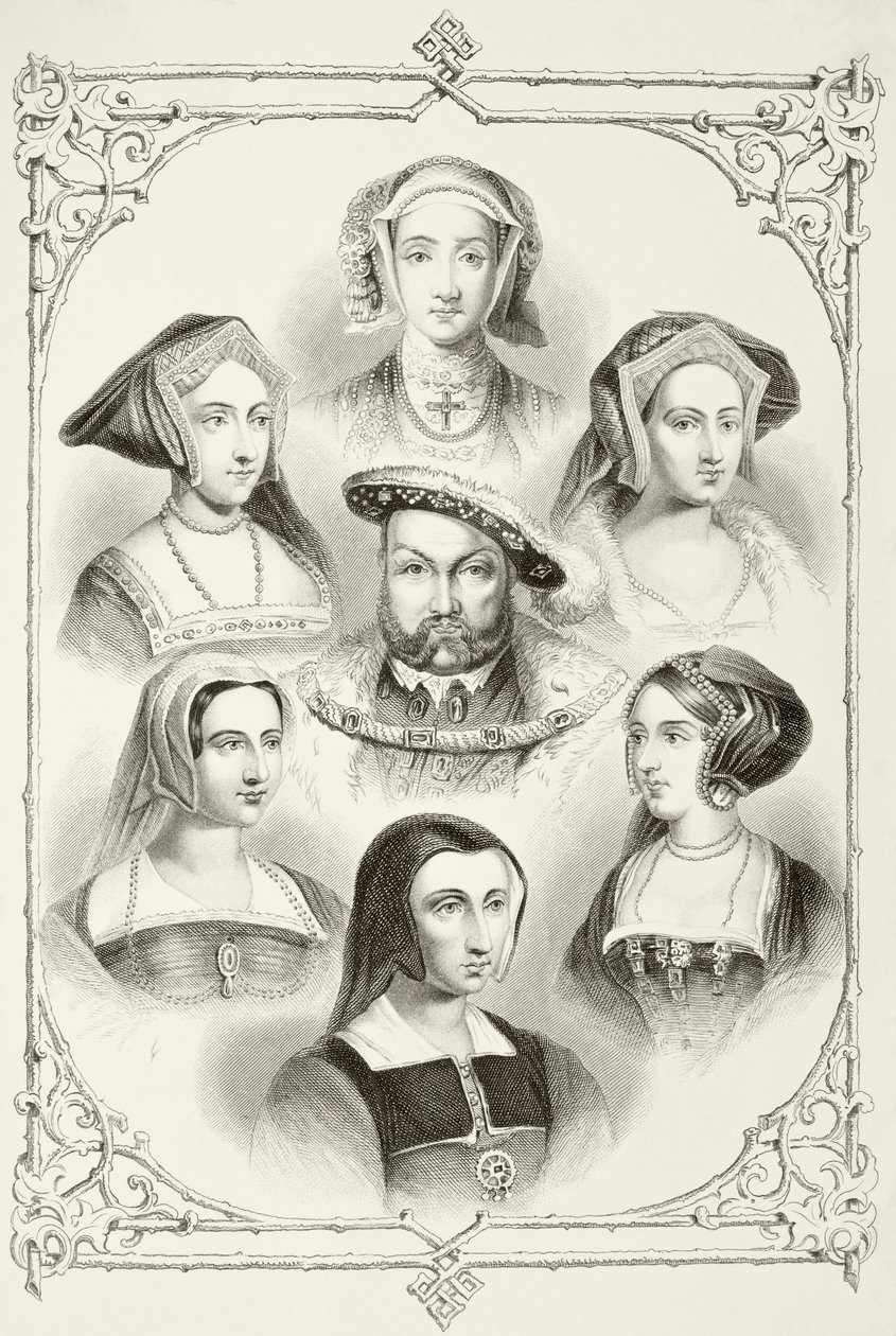 Koning Hendrik VIII van Engeland en zijn zes vrouwen, uit 
