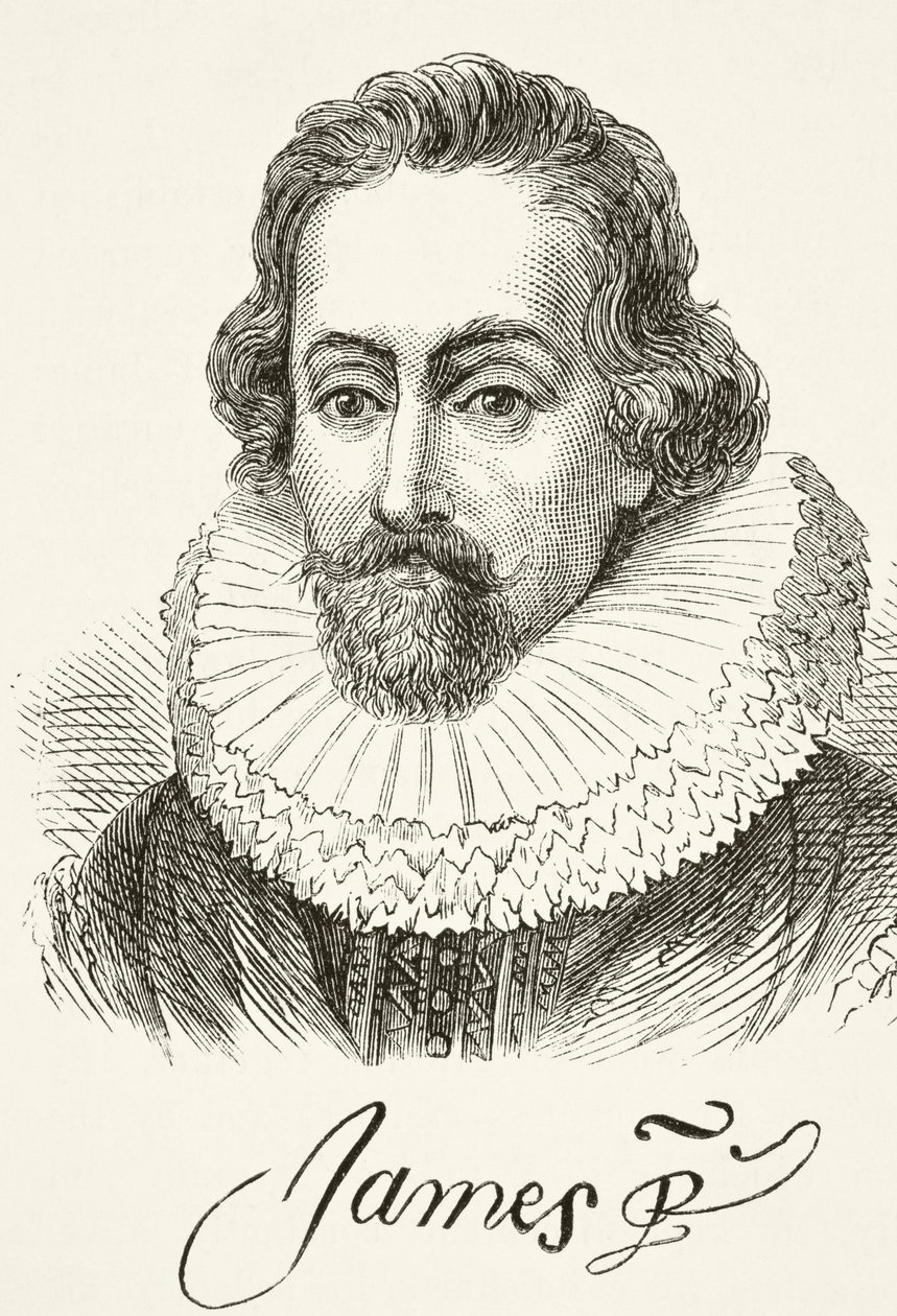 Koning James I van Engeland, uit 
