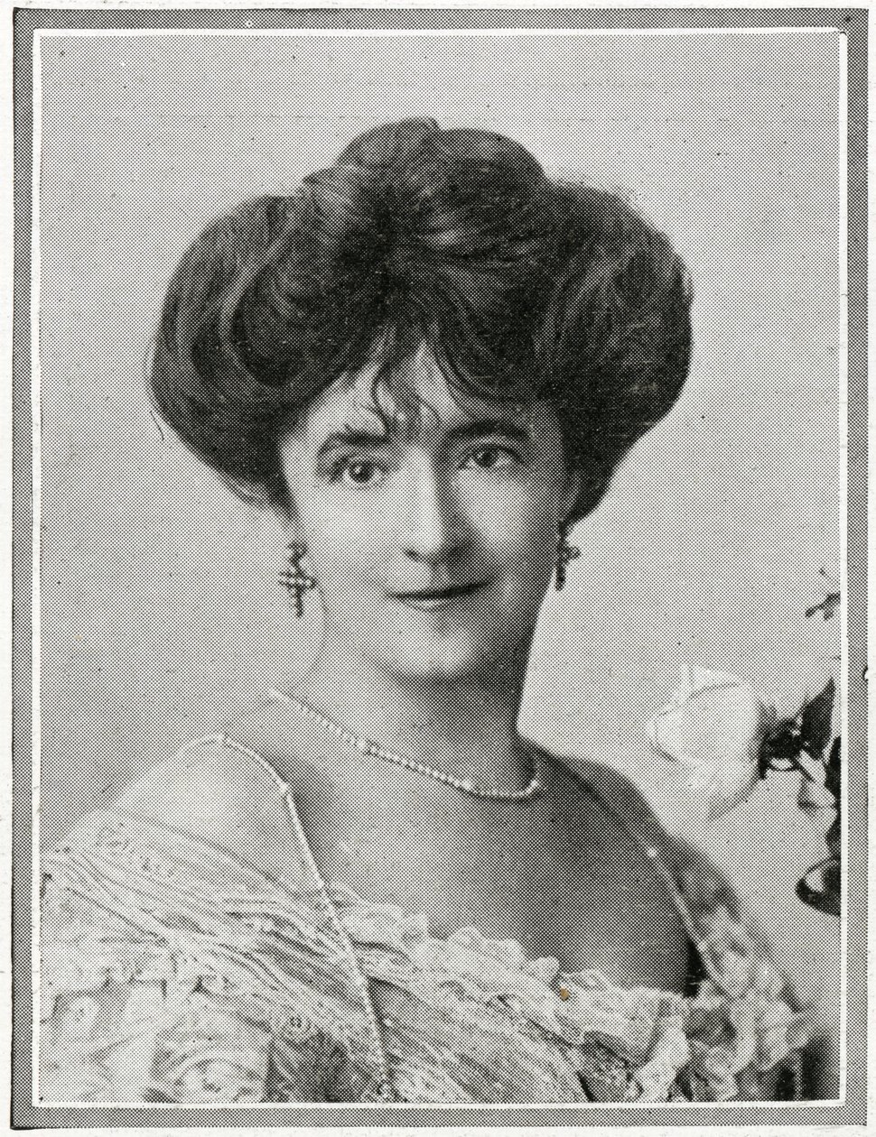 Lady Duff Gordon, detail van Passagiers op de RMS Titanic, uit 