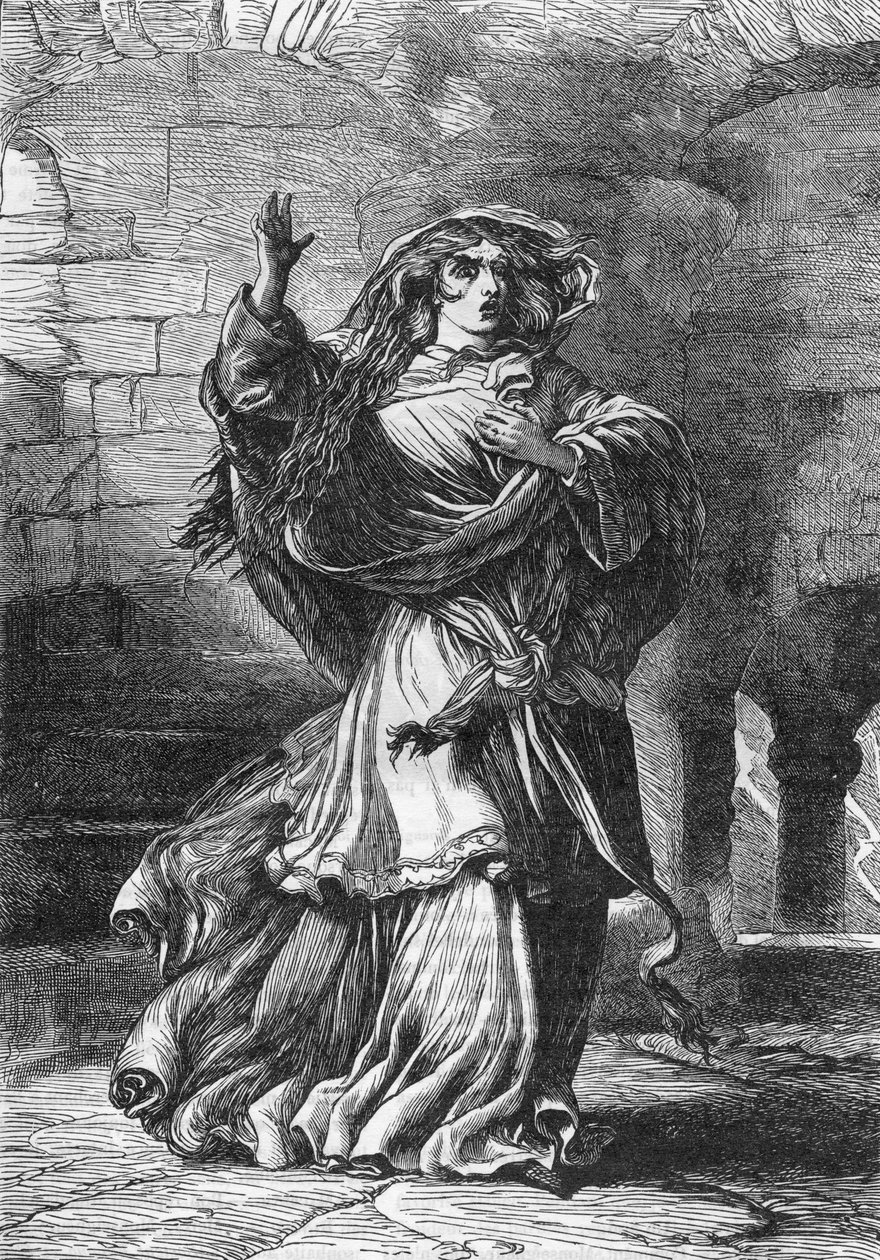 Lady Macbeth (Act II) (Macbeth) - Illustratie in 