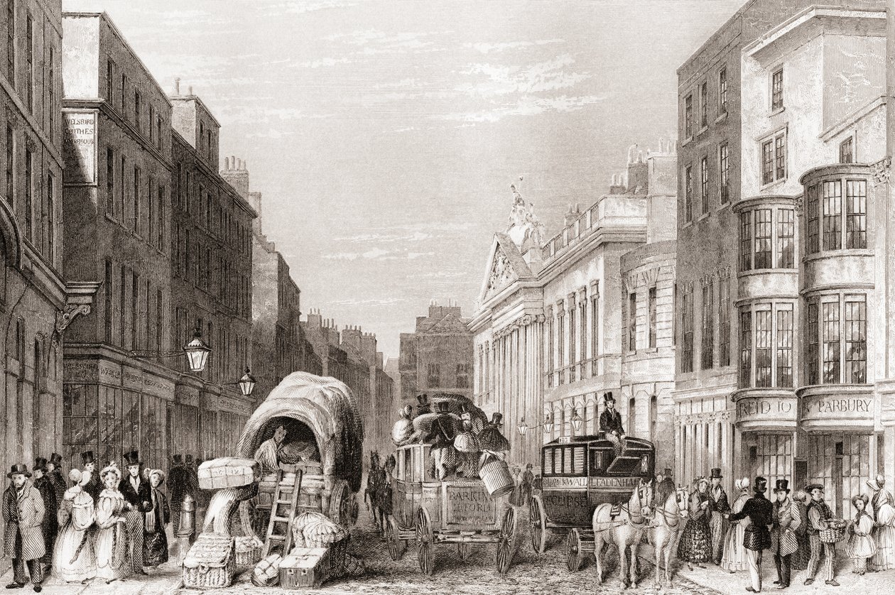 Leadenhall Street, Londen, Engeland door English School