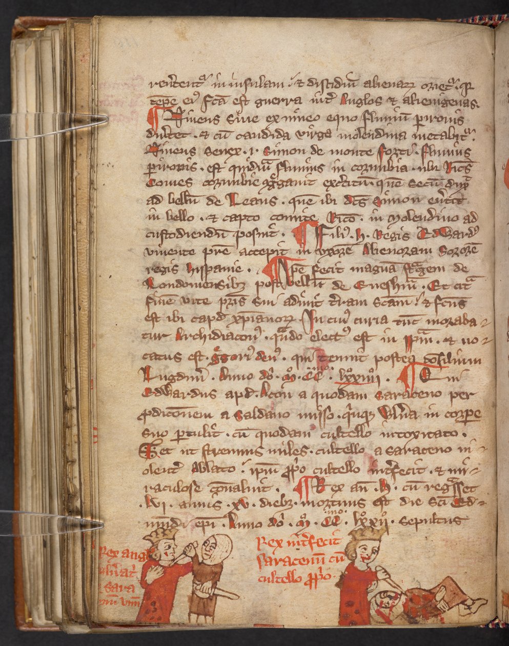 Lindisfarne evangeliën, Cotton MS Nero A IV, f. 110v (perkament) door English School
