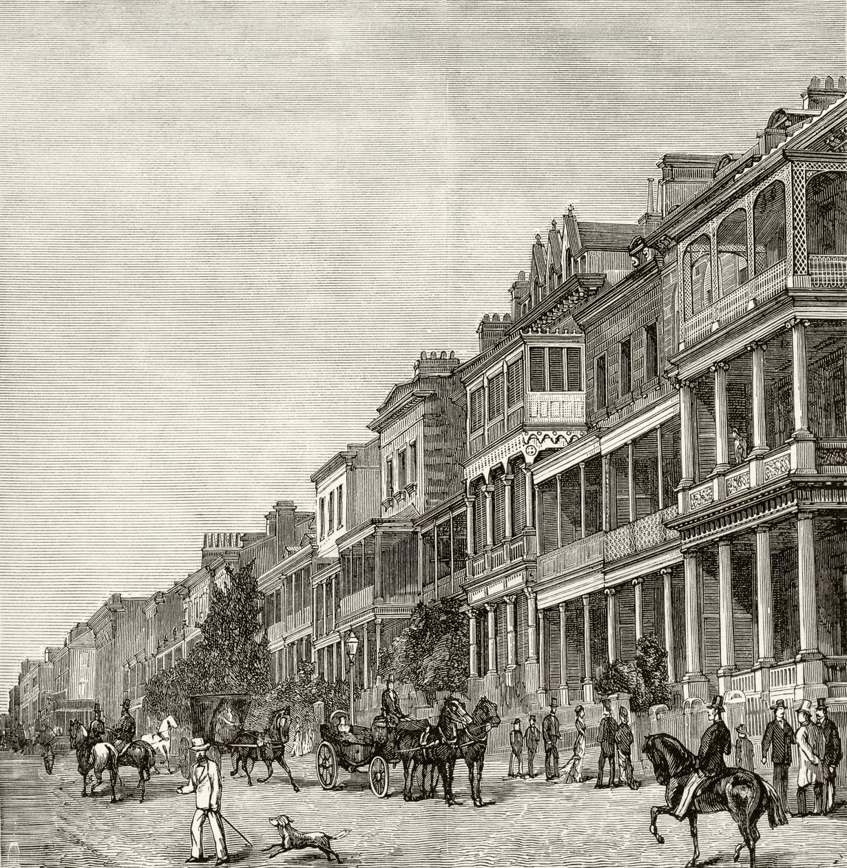 Macquarie Street, Sydney, c.1880, uit 