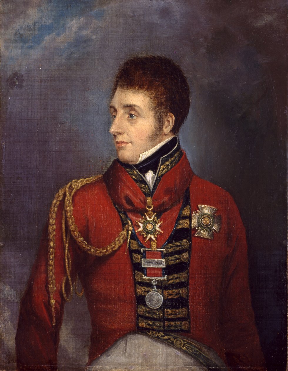 Generaal-majoor de Eerwaarde Sir William Ponsonby, ca. 1815 door English School