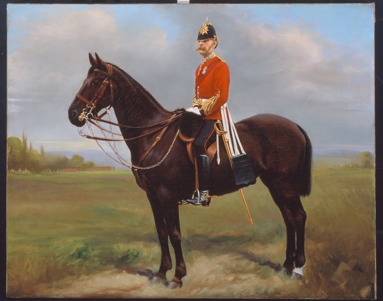 Majoor George Froom, 2e Bataljon, De Connaught Rangers, ca.1881 door English School
