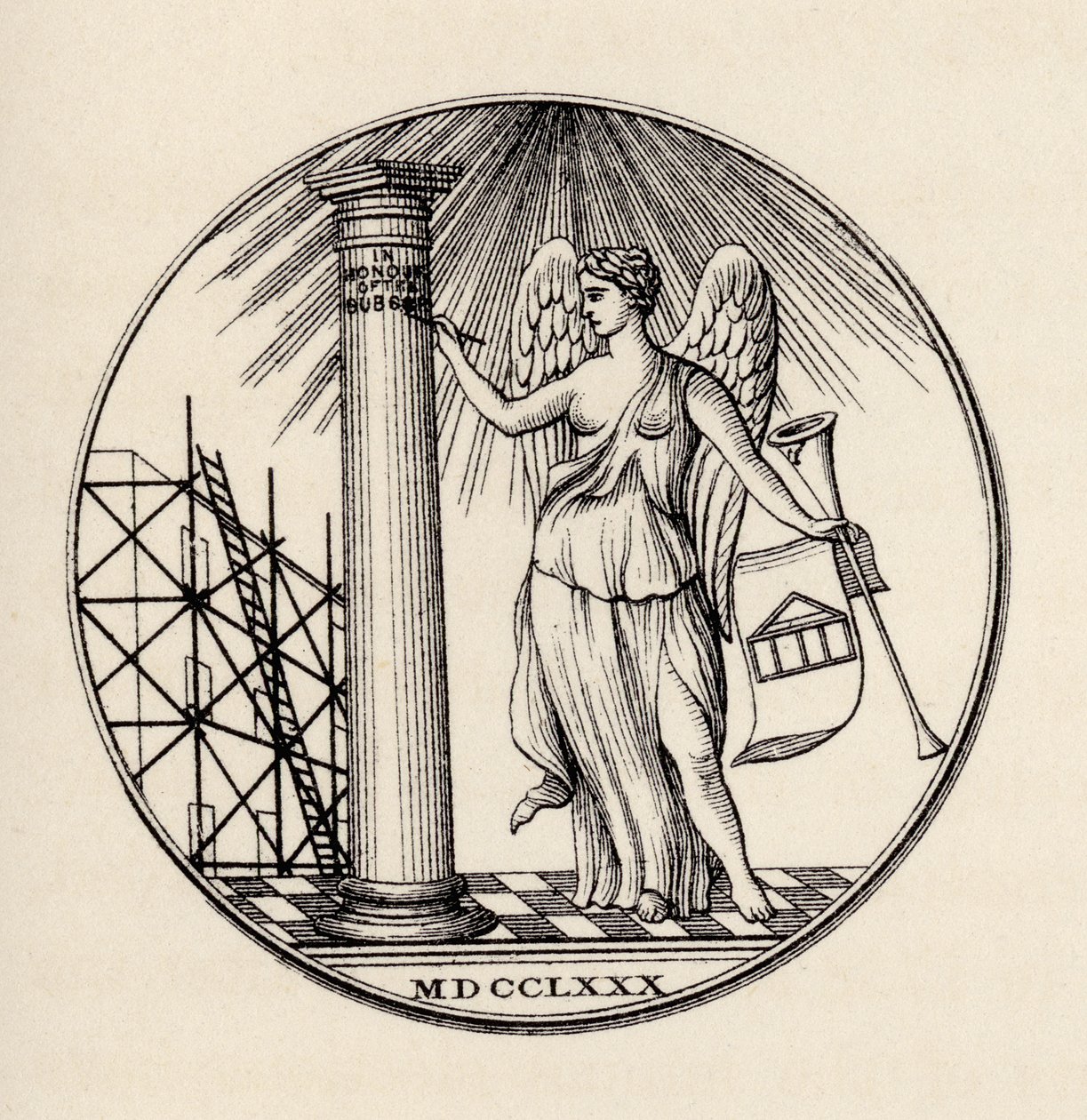 Vrijmetselaarszegel, 1780, uit 