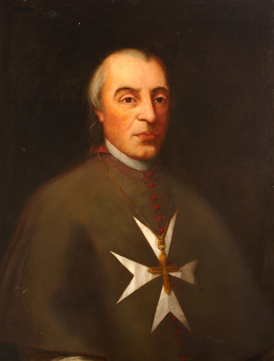 Monsignor Vincenzo Labini, bisschop van Malta, 1798 door English School