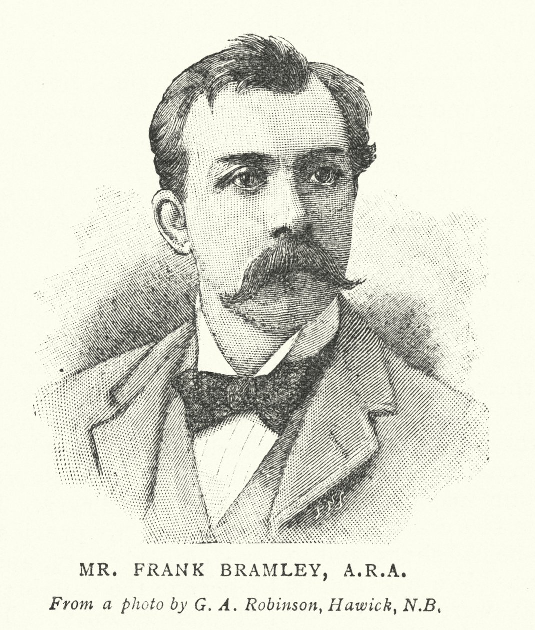 Frank Bramley, ARA (gravure) door English School