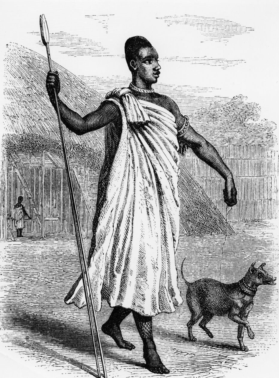 Muteesa I van Buganda, illustratie uit 