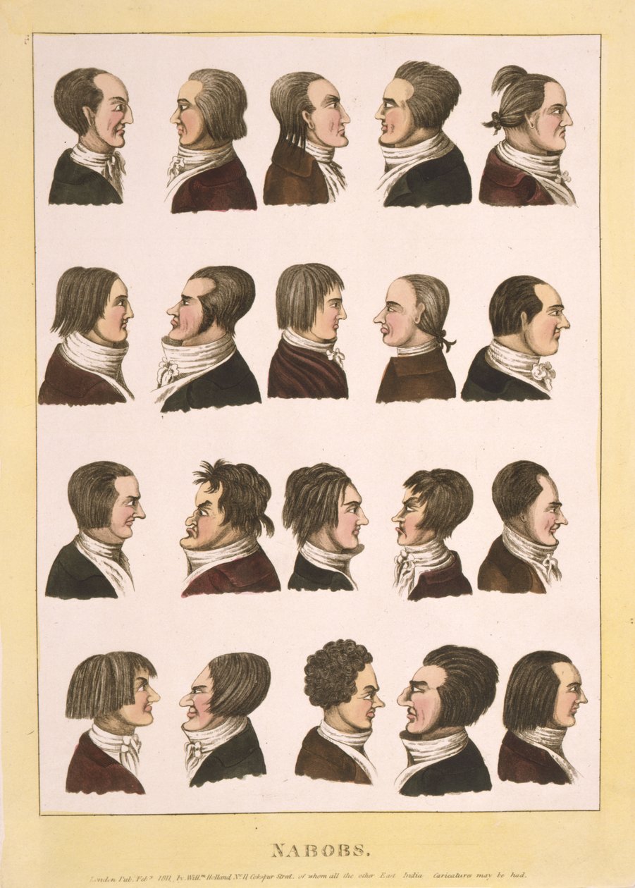 Nabobs, uitgegeven 1811 door English School