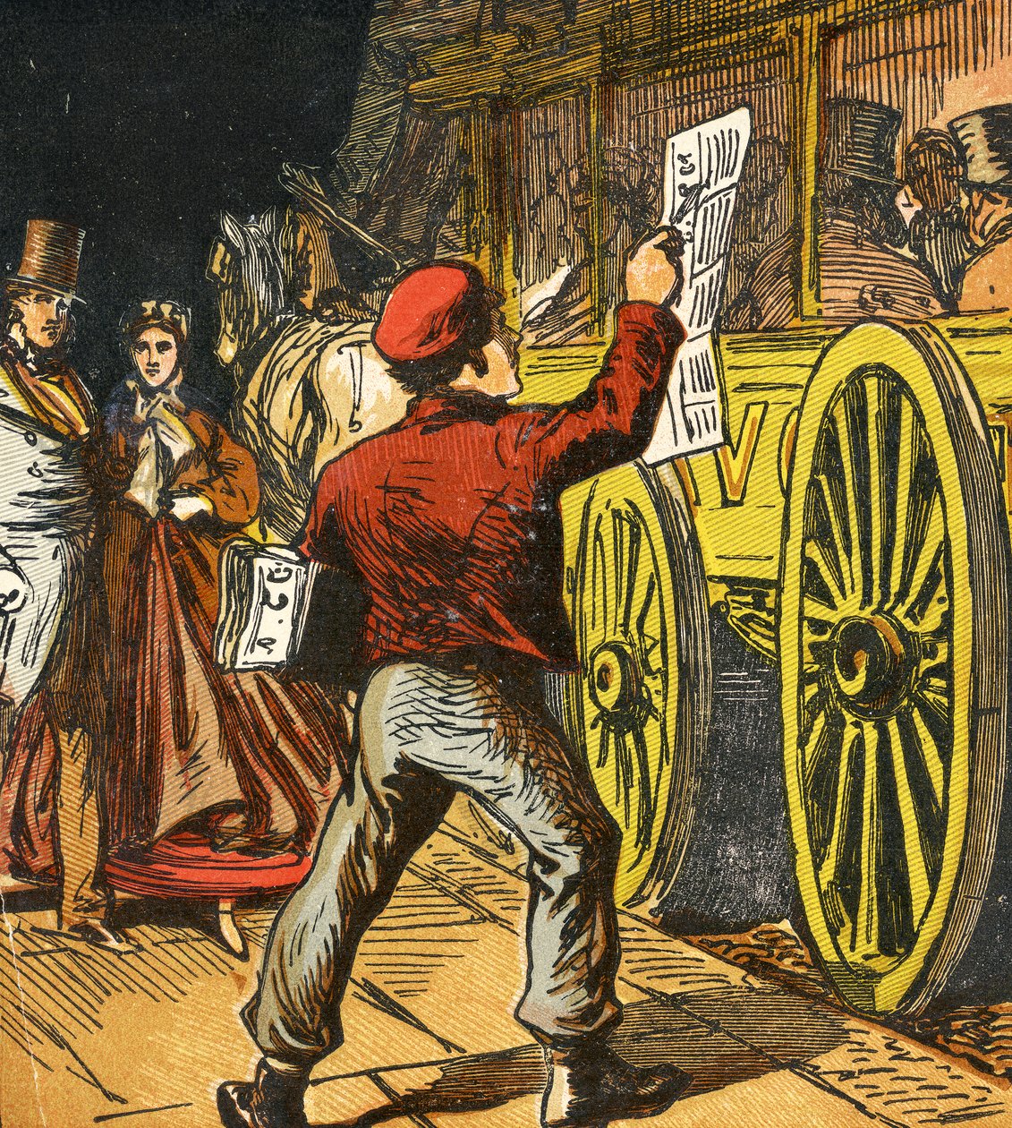 Krantjongen, 1867 door English School