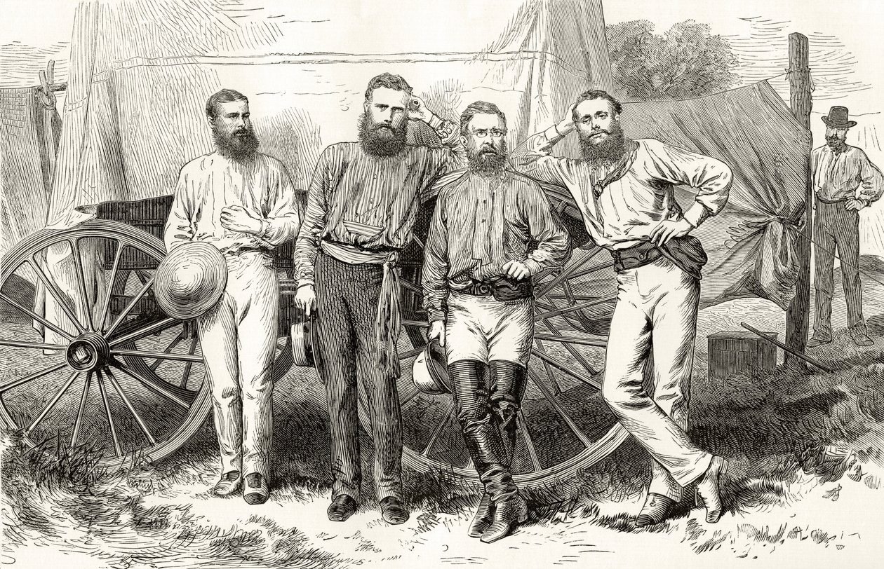 Overland Telegraph Party, c.1872, uit 