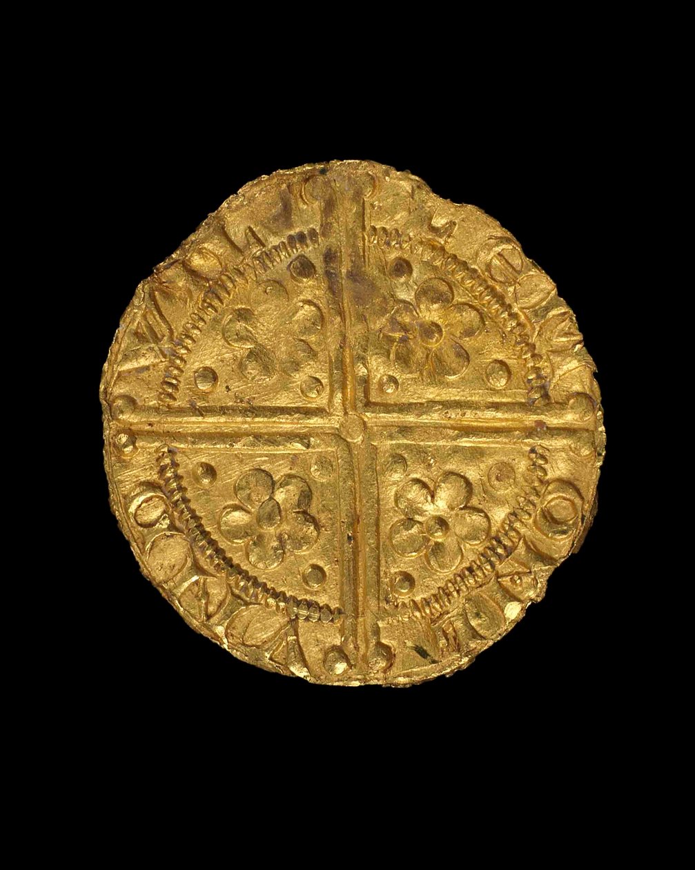Penny van koning Hendrik III, 1257-58 (goud) door English School