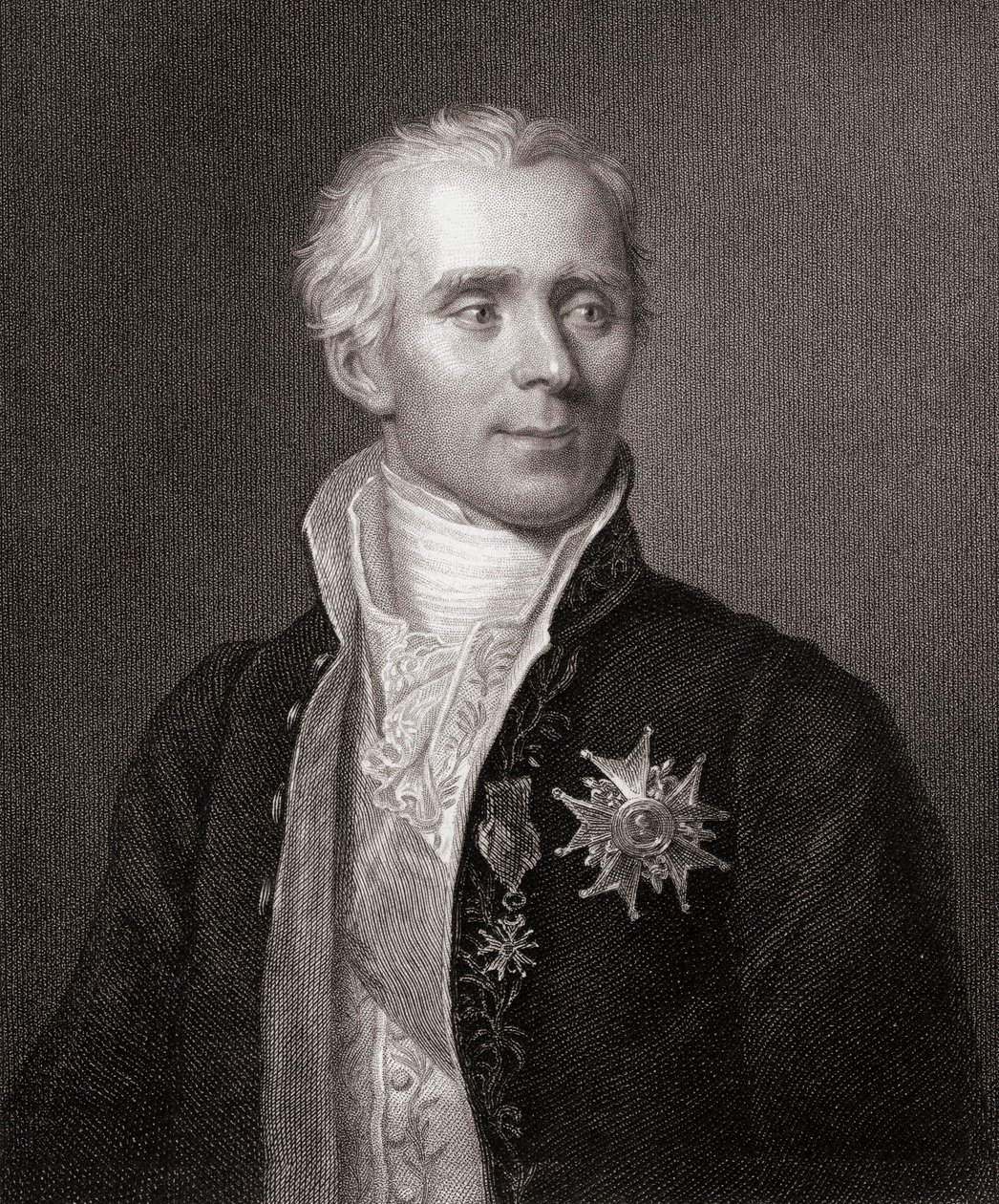 Pierre-Simon (1749-1827) Marquis de la Place, uit Gallery of Portraits, gepubliceerd in 1833 door English School
