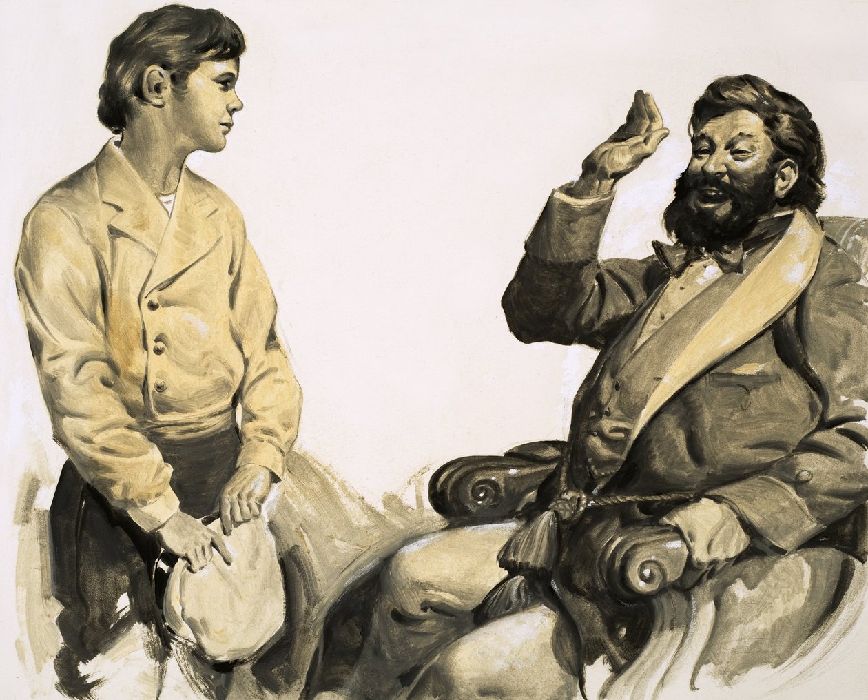 Pierre Brazza zei dat hij de ambitie had om zeeman te worden, tot groot vermaak van zijn oom Guiseppe. door English School