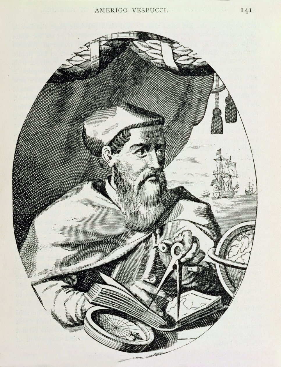 Portret van Amerigo Vespucci (1454-1512) uit 