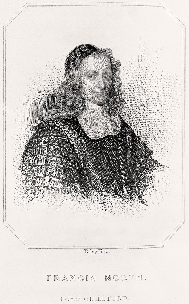 Portret van Francis North, Lord Guildford door English School