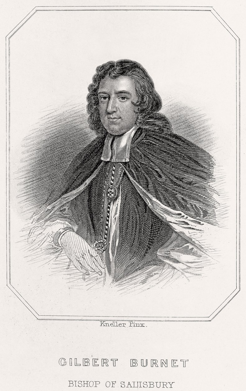 Portret van Gilbert Burnet, Bisschop van Salisbury door English School