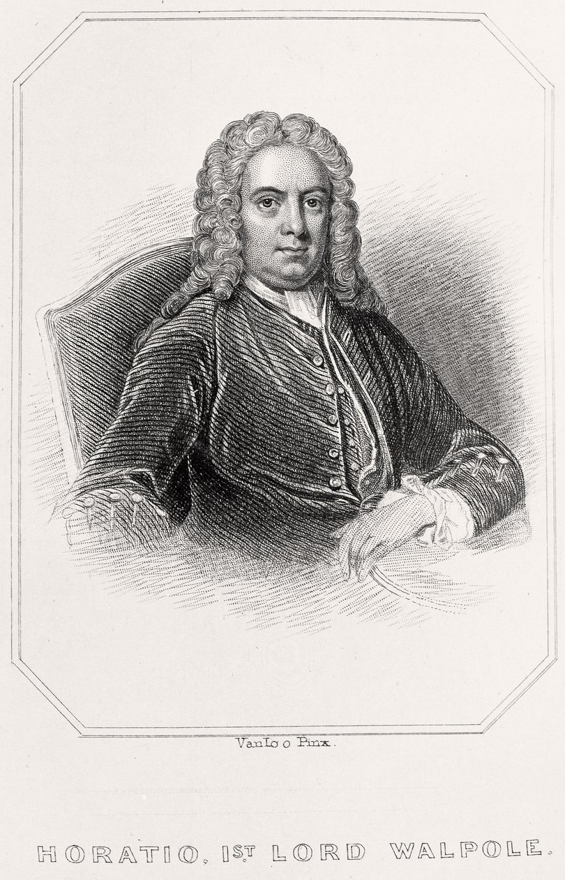 Portret van Horatio, 1e Lord Walpole door English School