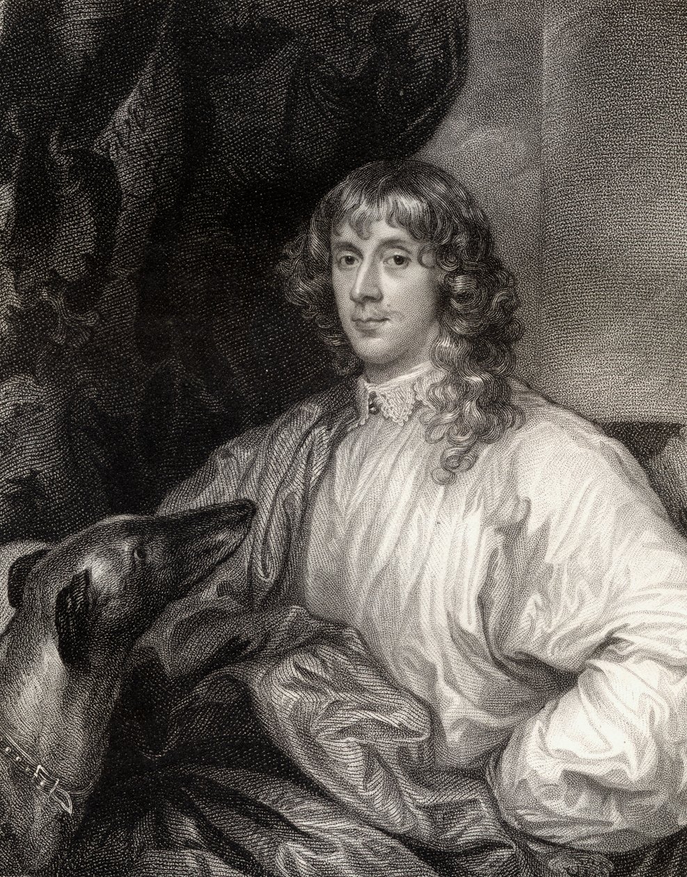 Portret van James Stuart, 1e hertog van Richmond, uit Lodges British Portraits, 1823 door English School
