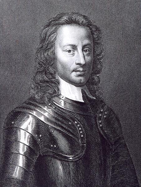 Portret van John Hampden (1594-1643) door English School