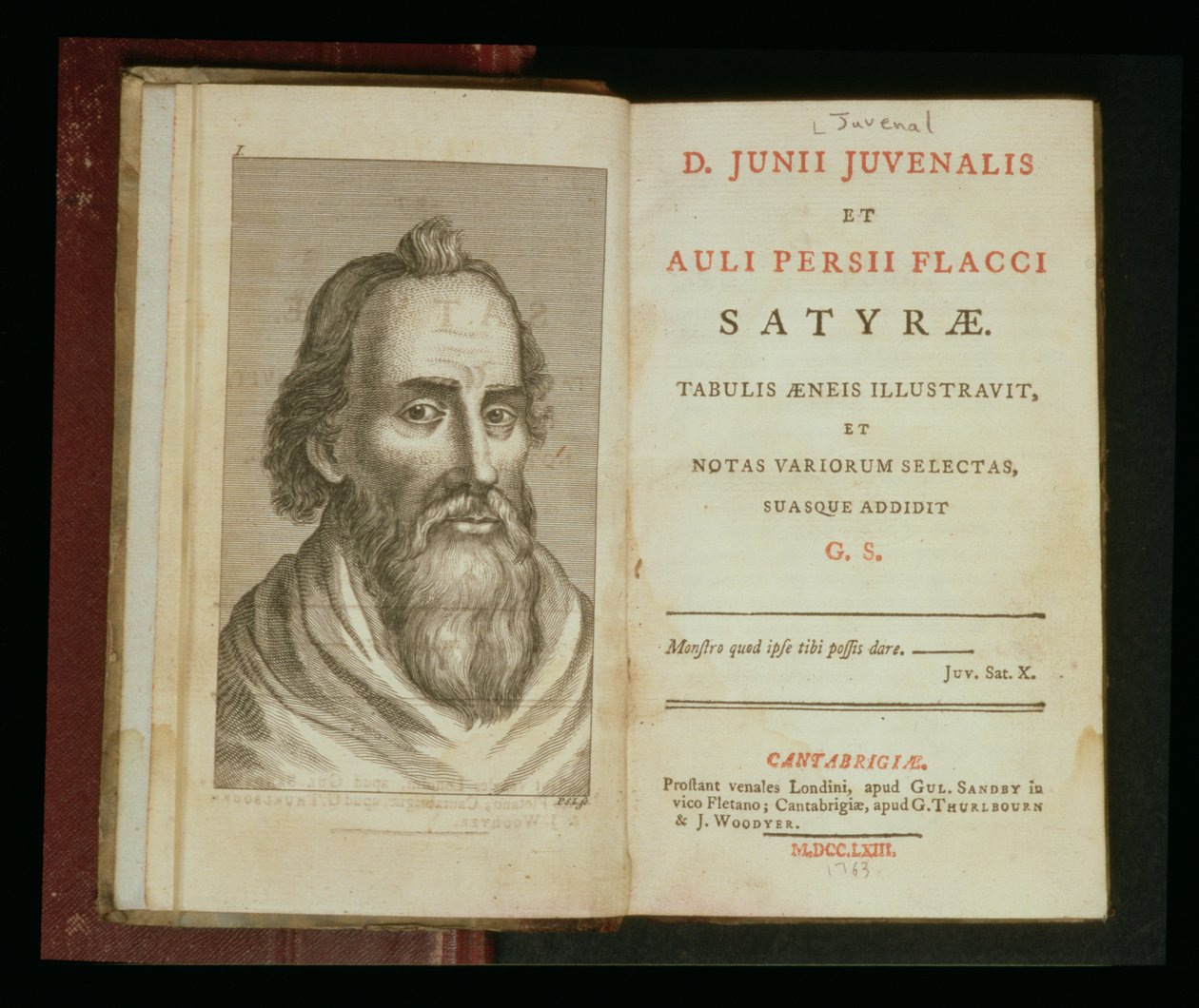 Portret van Juvenal uit 