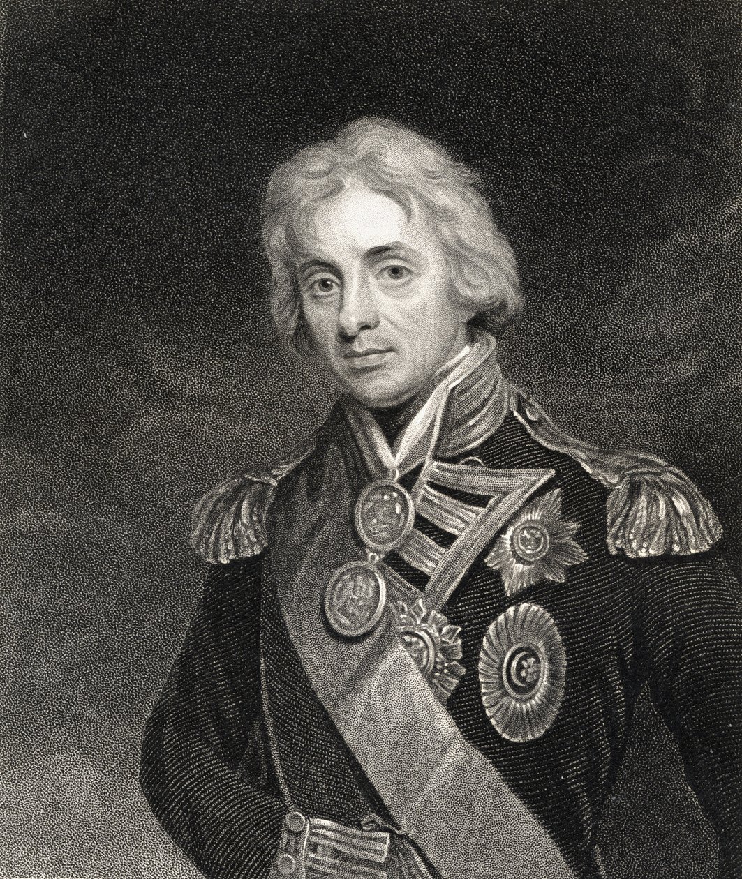 Portret van Lord Horatio Nelson (1758-1805) door English School