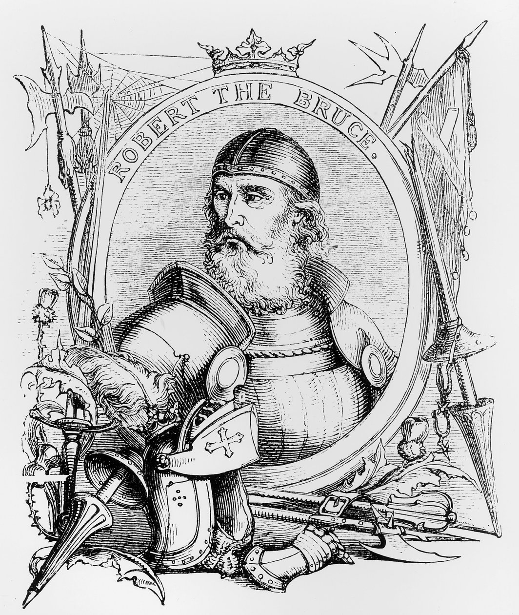 Portret van Robert the Bruce (1274-1329) door English School