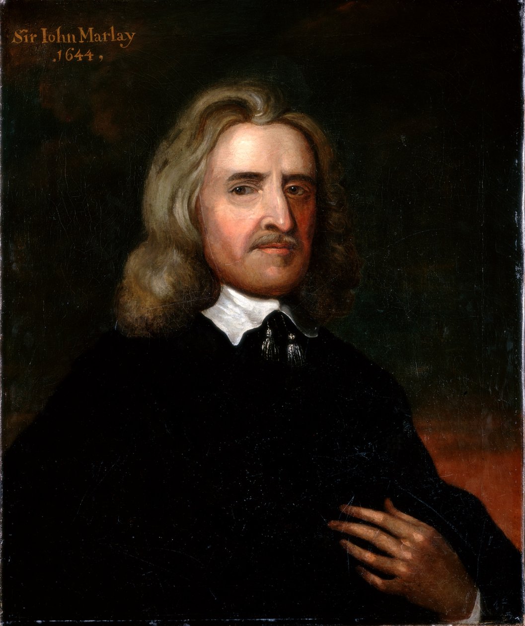 Portret van Sir John Marlay, 1644 door English School