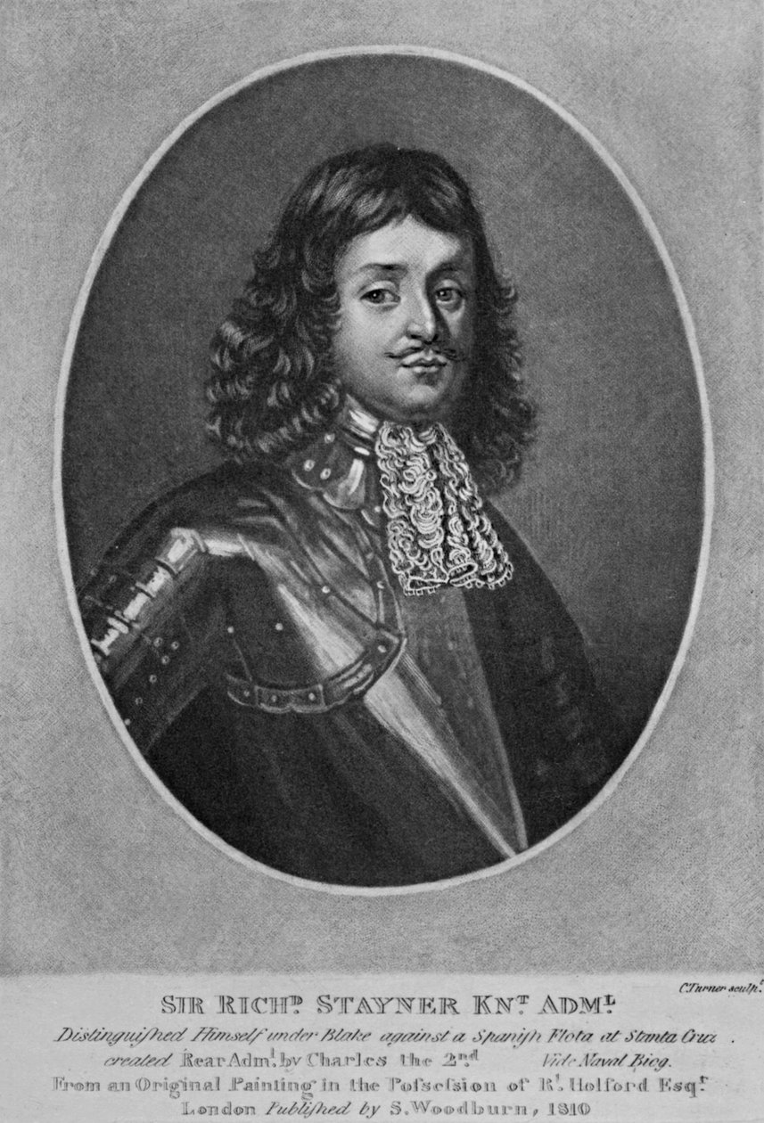 Portret van Sir Richard Stainer, uit 