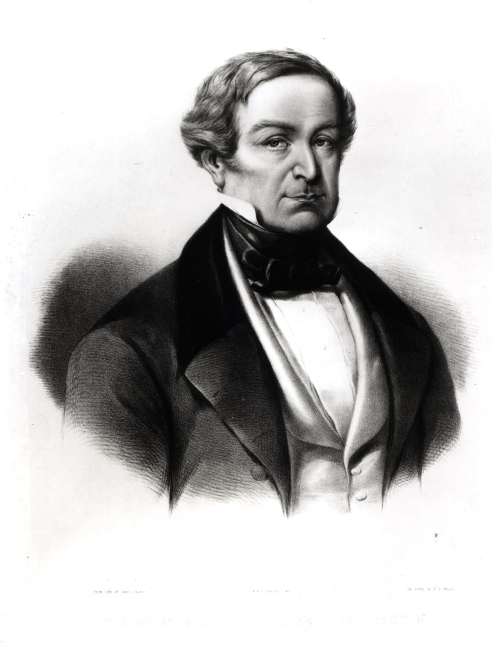 Portret van Sir Robert Peel (1788-1850), gegraveerd door Henry Brittan Willis (1810-84) door English School