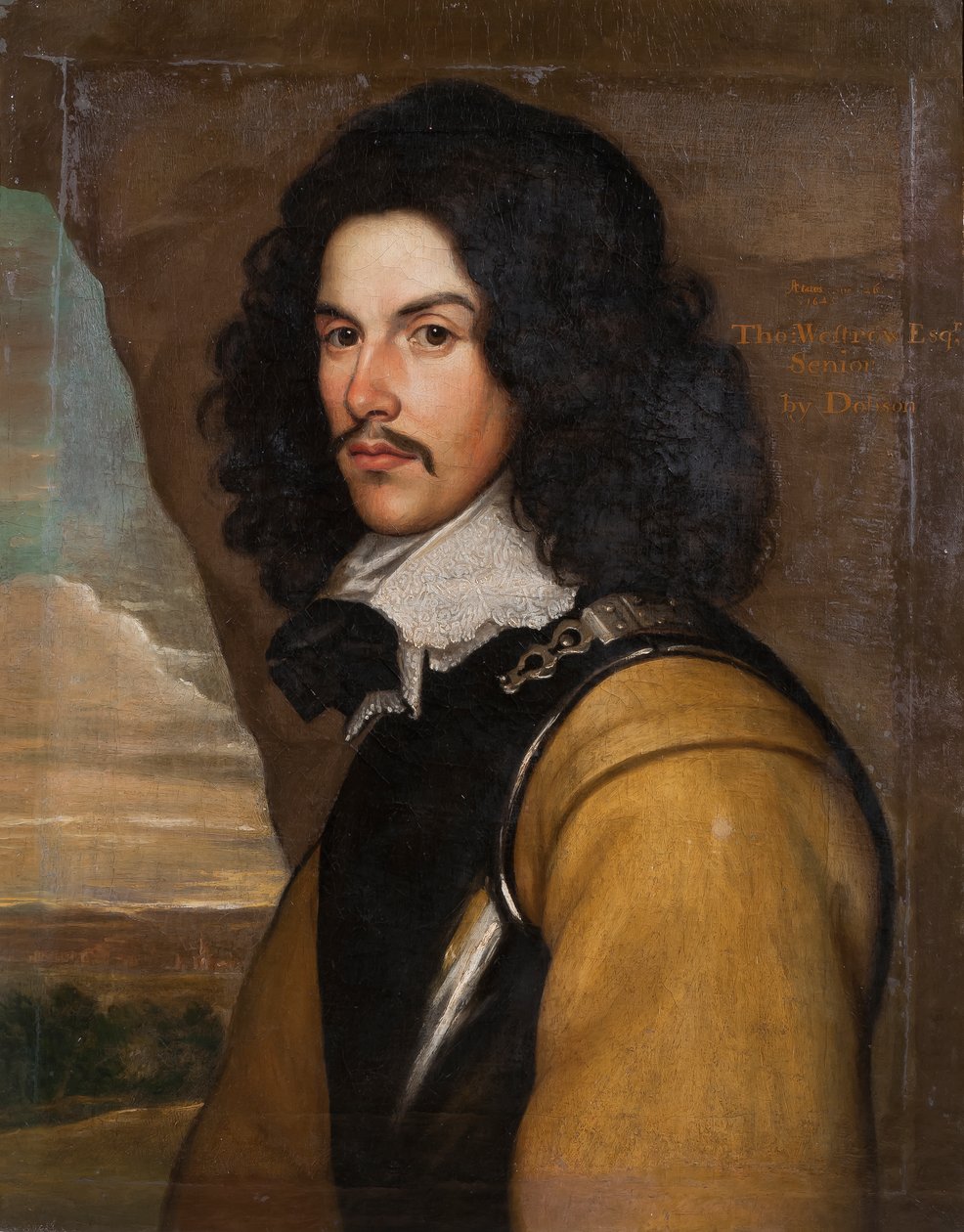 Portret van Thomas Westrow van Twickenham, Senior, 1643 door English School
