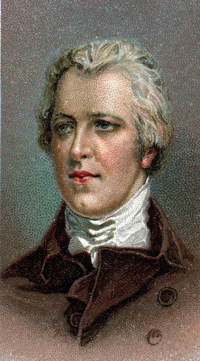 Portret van William Pitt de Jongere (1759-1806) - Uit de serie Leaders of Men. door English School