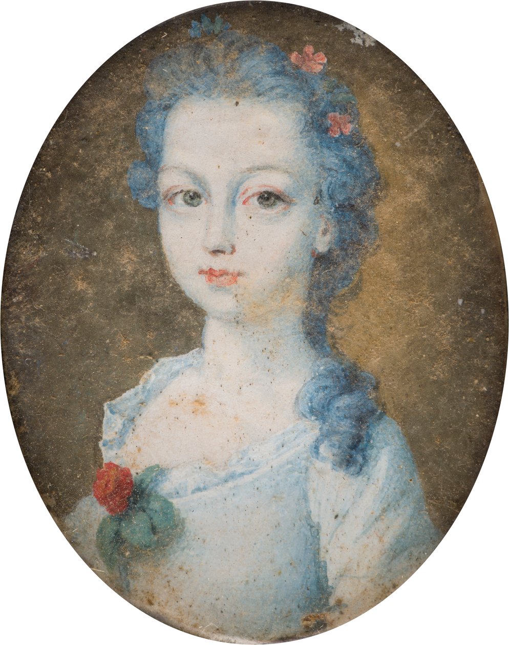 Portret van een dame, mogelijk Margaret, Gravin van Cork (1710-1758), ca. 1705-58 door English School