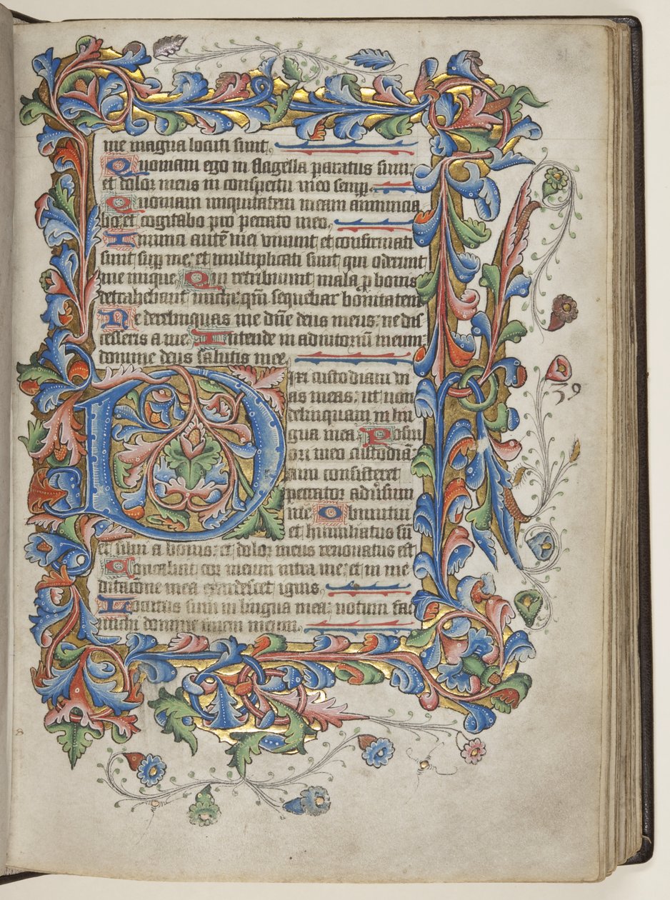 Psalter met Sarum gebruikskalender, ca. 1425-75 door English School