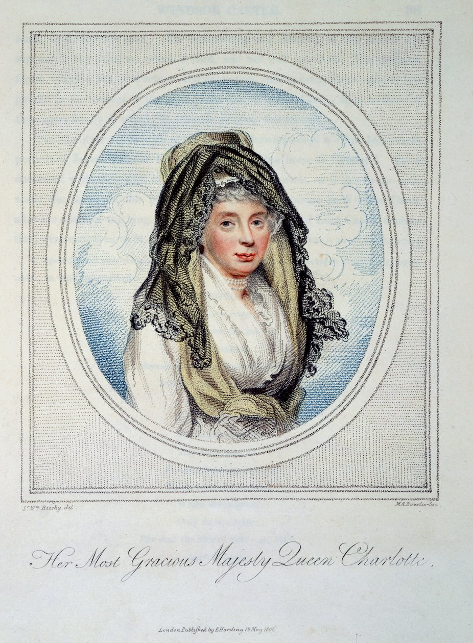 Koningin Charlotte, 1806 door English School