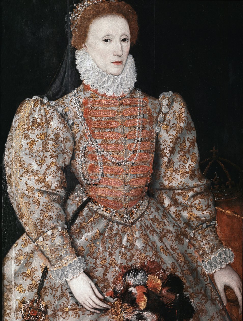 Koningin Elizabeth I, ca. 1575 door English School