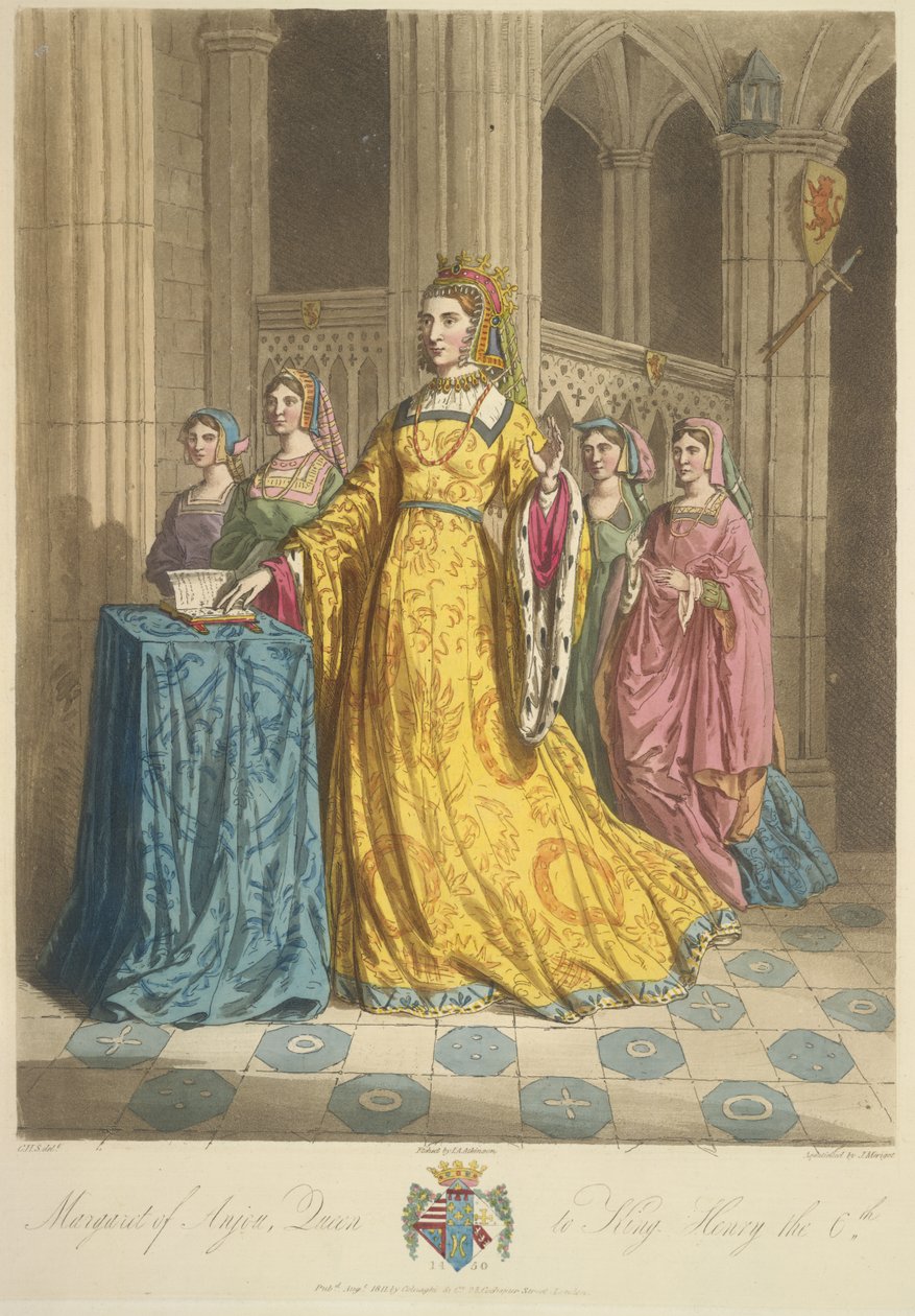 Koningin Margaret van Anjou, illustratie uit 
